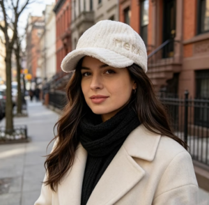 New Women'S Plush Baseball Cap